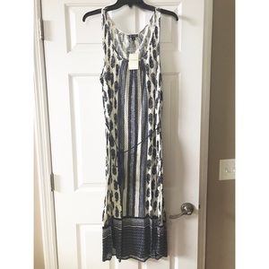 NWT Lucky Brand Boho Paisley Midi Dress M